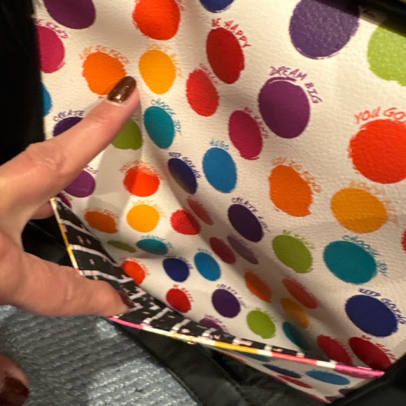 Betsey Johnson Polka Dot Weekender Travel Bag - Multicolor - Picture 7 of 16